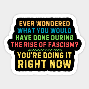Resist Fascism Sticker